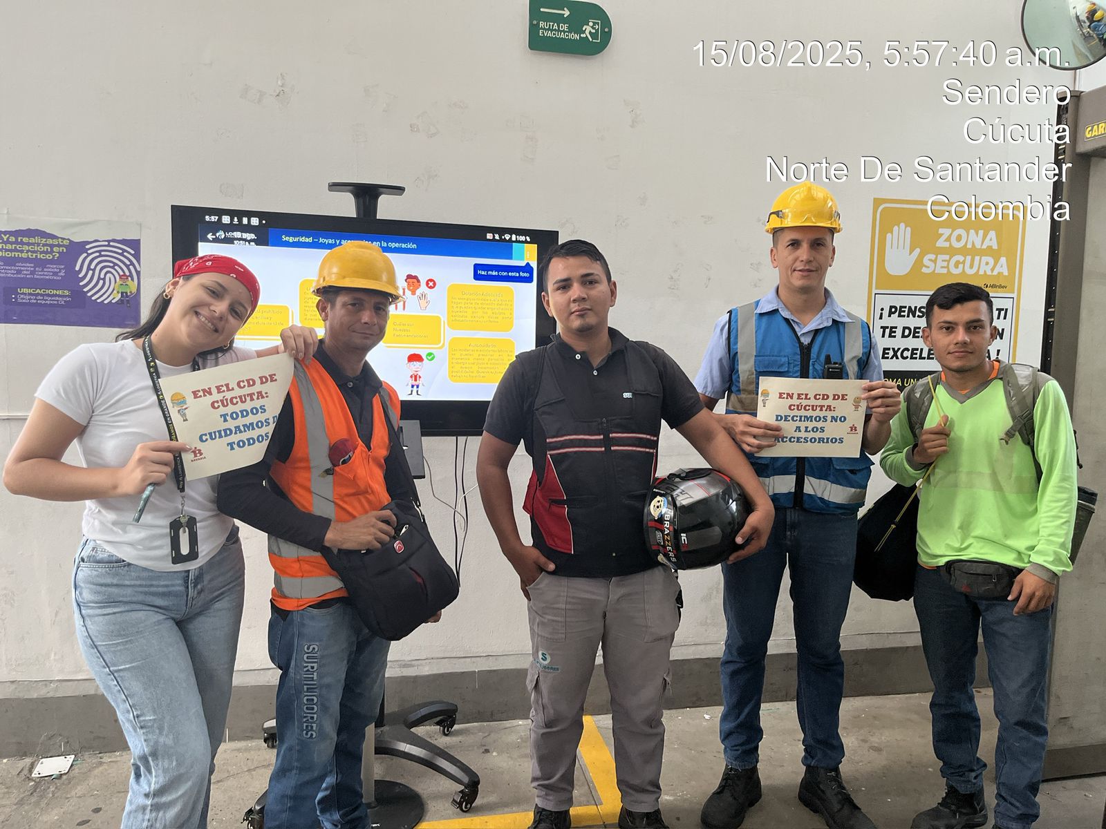 Evidencia de capacitación